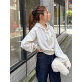 【WEB限定】ショートロゴプリントパーカー | Ungrid | 詳細画像23 