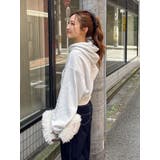 【WEB限定】ショートロゴプリントパーカー | Ungrid | 詳細画像24 