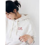 【WEB限定】ショートロゴプリントパーカー | Ungrid | 詳細画像7 