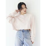 ピンク | FAITH MILLS別注ヘンリーネックショートロングスリーブTee | Ungrid