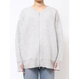 アンゴラ混ジップニットカーデ | Ungrid | 詳細画像20 