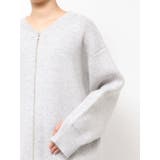 アンゴラ混ジップニットカーデ | Ungrid | 詳細画像24 