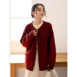 アンゴラ混ジップニットカーデ | Ungrid | 詳細画像3 