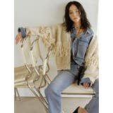 フリンジデザインニットカーディガン | Ungrid | 詳細画像1