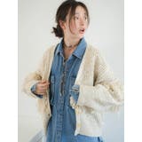 フリンジデザインニットカーディガン | Ungrid | 詳細画像16