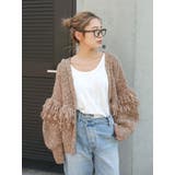 フリンジデザインニットカーディガン | Ungrid | 詳細画像2