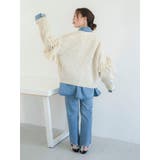 フリンジデザインニットカーディガン | Ungrid | 詳細画像22