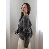 フリンジデザインニットカーディガン | Ungrid | 詳細画像27