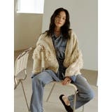 フリンジデザインニットカーディガン | Ungrid | 詳細画像3