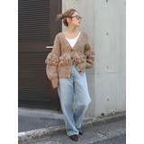 フリンジデザインニットカーディガン | Ungrid | 詳細画像35