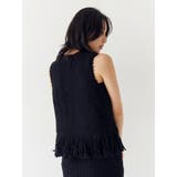 フリンジニットベスト | Ungrid | 詳細画像4 