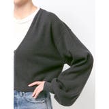 ハニカムショートカーディガン | Ungrid | 詳細画像20 