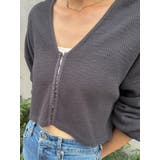 ハニカムショートカーディガン | Ungrid | 詳細画像5 