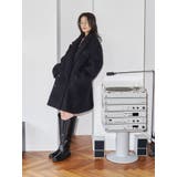 【Htage】モヘア混ロングシャギービッグジャケットコート | Ungrid | 詳細画像11