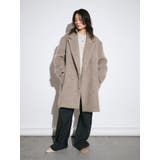 【Htage】モヘア混ロングシャギービッグジャケットコート | Ungrid | 詳細画像15