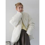 アイボリー | ミドル丈ルーズシルエットダウン | Ungrid