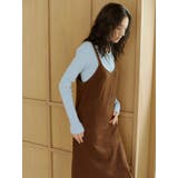 Ｖネックデザインニットキャミワンピース | Ungrid | 詳細画像4 