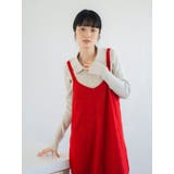 Ｖネックデザインニットキャミワンピース | Ungrid | 詳細画像8 