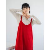 Ｖネックデザインニットキャミワンピース | Ungrid | 詳細画像9 