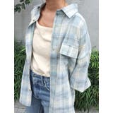 ブリーチチェックルーズシャツ | Ungrid | 詳細画像16 