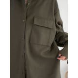 起毛デザインシャツ | Ungrid | 詳細画像5 