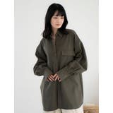 カーキ | 起毛デザインシャツ | Ungrid