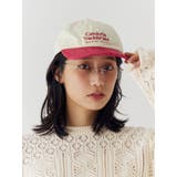 レッド | バイカラーロゴキャップ | Ungrid