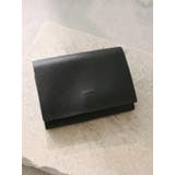 ブラック | レザーミニウォレット | Ungrid