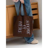 ブラウン | ビッグロゴトートバッグ | Ungrid