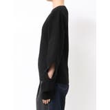 【Htage】パワーショルダーサークルデザインニット | Ungrid | 詳細画像19 