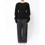 【Htage】パワーショルダーサークルデザインニット | Ungrid | 詳細画像25 