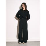 【Htage】パワーショルダーサークルデザインニット | Ungrid | 詳細画像9 