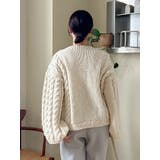 ルーズスリーブケーブルニット | Ungrid | 詳細画像16 