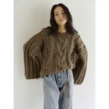 ルーズスリーブケーブルニット | Ungrid | 詳細画像2 