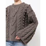 ルーズスリーブケーブルニット | Ungrid | 詳細画像25 