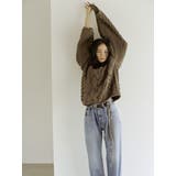 ルーズスリーブケーブルニット | Ungrid | 詳細画像5 