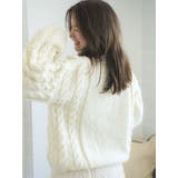 ルーズスリーブケーブルニット | Ungrid | 詳細画像8 