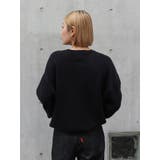 カシミヤ混スムース編みルーズニット | Ungrid | 詳細画像10