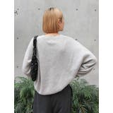 カシミヤ混スムース編みルーズニット | Ungrid | 詳細画像19