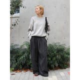 カシミヤ混スムース編みルーズニット | Ungrid | 詳細画像20