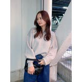 カシミヤ混スムース編みルーズニット | Ungrid | 詳細画像25