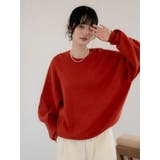 カシミヤ混スムース編みルーズニット | Ungrid | 詳細画像3