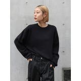 カシミヤ混スムース編みルーズニット | Ungrid | 詳細画像8