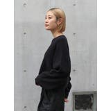 カシミヤ混スムース編みルーズニット | Ungrid | 詳細画像9