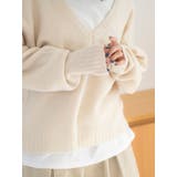 ラムウールVネックニット | Ungrid | 詳細画像14