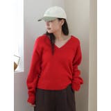 ラムウールVネックニット | Ungrid | 詳細画像22