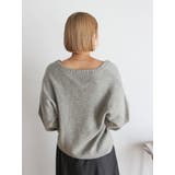 ラムウールVネックニット | Ungrid | 詳細画像30