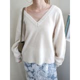 ラムウールVネックニット | Ungrid | 詳細画像37