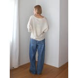 ラムウールVネックニット | Ungrid | 詳細画像48