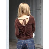 バックオープンドットシアーベロアロングスリーブTee | Ungrid | 詳細画像14 